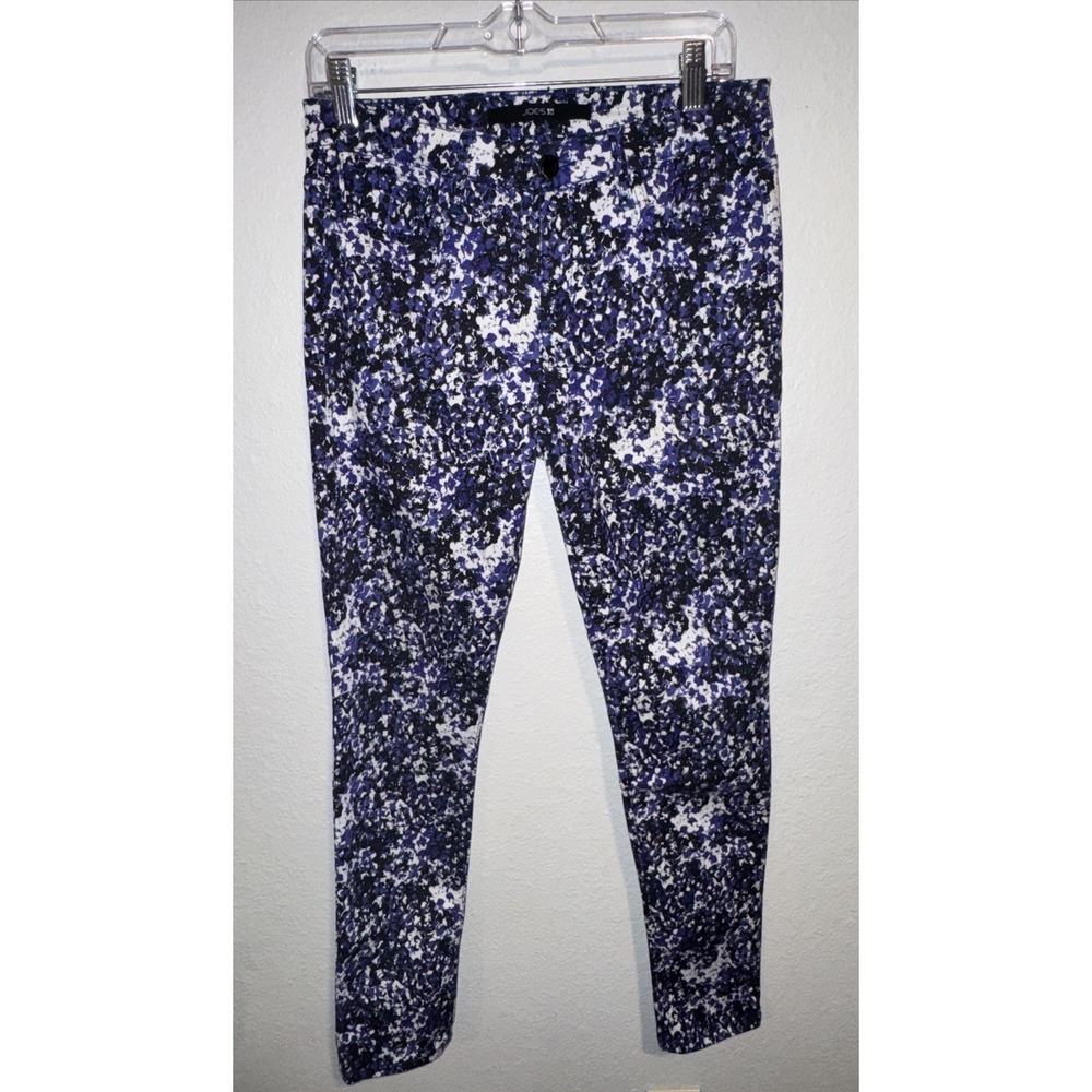 Joes Jeans women's Size 29W Electric Blue Pop Art Made In USA 🇺🇸 Flowers